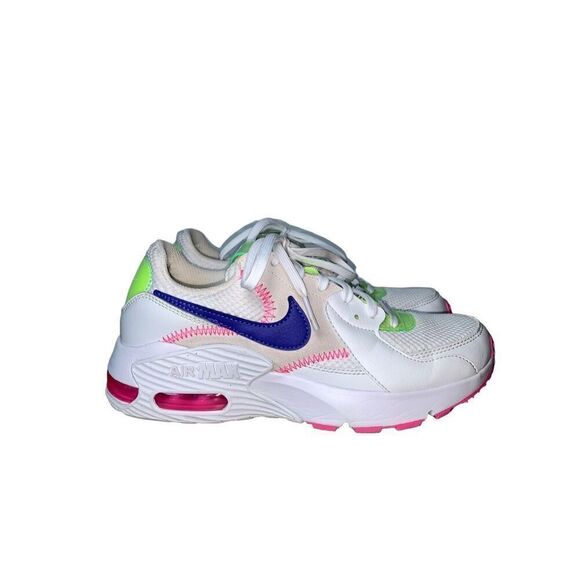 NIKE Air Max Excee White/Indigo Burst/Pink Blast - Picture 7 of 13